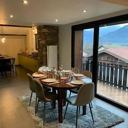 Duplex 3 Chambres Vue Mont-Blanc Domancy Exterior foto